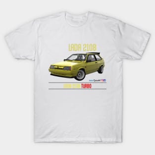 Lada 2108 Turbo Yellow T-Shirt